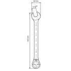 RRW_13MM - 13mm chrome steel reversibl ratchet wrench