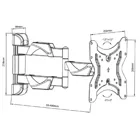 MC-742 - wall mount, max. 42 inch, max. 25 kg, 1 device