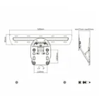 MC-806 - wall mount, max. 65 inch, max. 50 kg, 1 device
