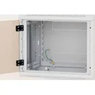 RBA-06-AS4-CAX-A1 - Wall-mounted 19" cabinet, 1-sectioned, 6 HU, 395 mm depth