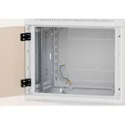 RBA-09-AS5-CAX-A1 - Wall-mounted 19" cabinet, 1-sectioned, 9 HU, 495 mm depth