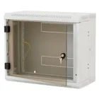 RBA-09-AD2-CAX-A1 - Wall-mounted 19" cabinet, 2-sectioned, 9 HU, 295 mm depth