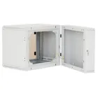 RBA-09-AD6-CAX-A1 - Wall-mounted 19" cabinet, 2-sectioned, 9 HU, 615 mm depth