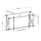 MC-845 - wall mount, max. 52 inch, max. 35 kg, 1 device