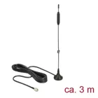 12420 - LTE/GSM/UMTS Omni Antenna - SMA plug, 3-5 dBi, magnetic base, fixed, RG-174, outdoor