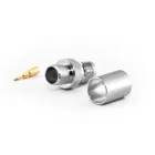 RP-TNC Female Connector for HDF400 Cable, Crimp Version