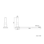 12586 - LTE-Omniantenne - SMA-Stecker, 3-5 dBi, 12 cm, starr, magn. Standfuß, RG-174 A/U, Outdoor