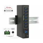 63311 - External Industry Hub - 7x USB 3.0 Type-A, with 15 kV, ESD protection