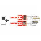 63384 - Konverter - Mini PCIe > M.2 Key-B-Slot + Micro-SIM-Slot