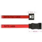 83834 - SATA 6 Gb/s Cable 30 cm red FLEXI
