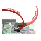 83835 - SATA 6 Gb/s Cable 50 cm red FLEXI