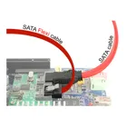 83837 - SATA 6 Gb/s Cable 100 cm red FLEXI