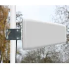 12001 - LTE Antenne SMA Stecker 7 - 9 dBi direktional mit Anschlusskabel (RG-58, 5 m) weiß outdoor
