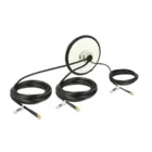 12455 - Multiband LTE UMTS GSM GPS Antenna 3 x SMA male omnidirectional roof mount outdoor