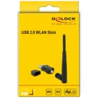 12462 - USB 2.0 Dualband WLAN ac/a/b/g/n Stick 433 + 150 Mbps mit externer Antenne