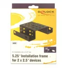 18270 - Installation frame 2 x 2.5 to 5.25 black