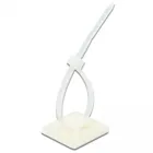 18677 - Cable Tie Mount 25 x 25 mm with Cable Tie L 150 x W 3.6 mm white