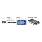 42594 - Externes Gehäuse M.2 Key B 42 mm SSD > USB 3.0 Typ Micro-B Buchse Verschlüsselungsfunktion