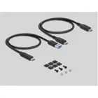 42595 - Externes Gehäuse für Ultra Slim SATA Laufwerke 9,5 mm > USB Type-C(TM) Buchse