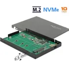 42609 - Externes 2.5 Gehäuse für M.2 NVMe PCIe SSD mit USB 3.1 Gen 2 USB Type-C(TM)