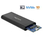 42614 - Externes Gehäuse für M.2 NVMe PCIe SSD mit SuperSpeed USB 10 Gbps USB Type-C Buchse