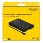 42625 - External Enclosure for 2.5 SATA HDD / SSD with SuperSpeed USB 10 Gbps (USB 3.1 Gen 2)