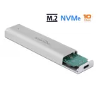 42634 - Externes Gehäuse für M.2 NVMe PCIe SSD SuperSpeed USB 10 Gbps USB Type-C Buchse