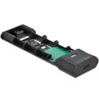 42638 - Externes USB Type-C(TM) Combo Metallgehäuse für M.2 NVMe PCIe oder SATA SSD - werkzeugfrei