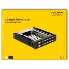 47189 - 3.5 Zoll Wechselrahmen für 2 x 2.5 Zoll SATA HDD / SSD