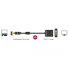 62603 - Adapter mini DisplayPort 1.2 Stecker > DVI Buchse 4K Aktiv schwarz