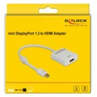 62612 - Adapter mini DisplayPort 1.2 Stecker > HDMI Buchse 4K Aktiv weiß