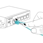 85127 - Kabel Lichtwellenleiter LC > LC Multimode OM3 Uniboot 1 m