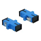 85990 - Optical Fiber Coupler SC Simplex female to SC Simplex female Single-mode 4 pieces blue