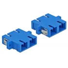 85991 - Optical Fiber Coupler SC Duplex female to SC Dulex female Single-mode 4 pieces blue