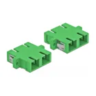 85992 - Optical Fiber Coupler SC Duplex female to SC Dulex female Single-mode 4 pieces green
