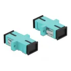 85994 - Optical Fiber Coupler SC Simplex female to SC Simplex female Single-mode 4 pieces light blue
