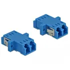 85999 - Optical Fiber Coupler LC Duplex female to LC Duplex female Single-mode 2 pieces blue