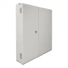 86837 - Fiber optic wall distribution box with double door grey
