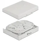 86843 - Optical Fiber Connection Box for wall mounting for 4 x SC Simplex or LC Duplex white