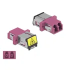 86901 - Optical Fiber Coupler, laser protection flip LC Duplex female - LC Duplex female Multimode