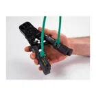 90511 - Crimping tool with stripper and network tester for 8P, 6P, 6P DEC or 4P connectors