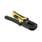 90520 - Universal crimping tool with stripper for 8P (RJ45) or 6P (RJ12 / 11) plugs