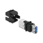 86395 - Keystone Modul USB 3.0 A Buchse > USB 3.0 B Buchse schwarz