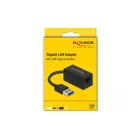 65903 - Adapter SuperSpeed (USB 3.2 Gen 1) Type-A male > Gigabit LAN 10/100/1000 Mbps compact