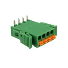 65954 - Terminal block set for PCB 4 pin 3.81 mm pitch horizontal