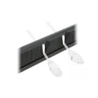 66344 - 66343 - 19" cable management brush strip tool-free 1 U black
