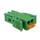 65968 - Terminal block set for board 2 pin 3.81 mm vertical pitch