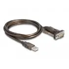 62646 - Adapter USB 2.0 Typ-A zu 1 x Seriell RS-232 D-Sub 9 Pin Stecker mit Schrauben 1,5 m