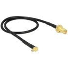 88936 - Antenna Cable RP-SMA Jack Bulkhead > MMCX 90° Plug, 320 mm