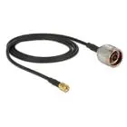 88938 - Delock antenna cable N plug > RP-SMA plug CFD200, 1.0 m, low loss